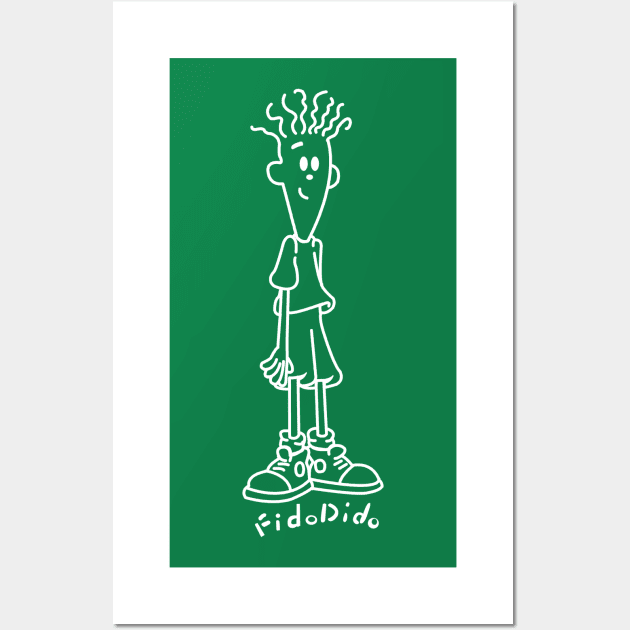 Fido Dido Figure Wall Art by nataliawinyoto